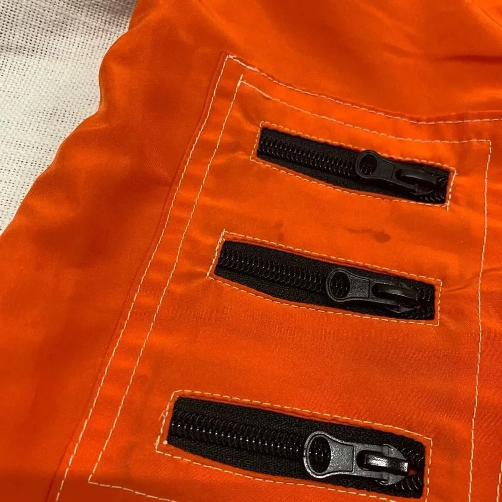 NASA Kids Orange Astronaut Costume Jumpsuit